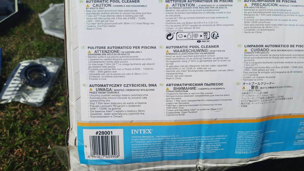 Odkurzacz basenowy Intex