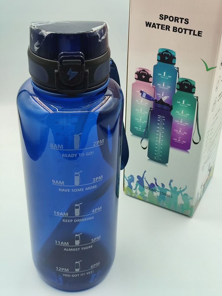 Butelka bidon na wodę Sportowa z ustnikiem 1500ml Grsta