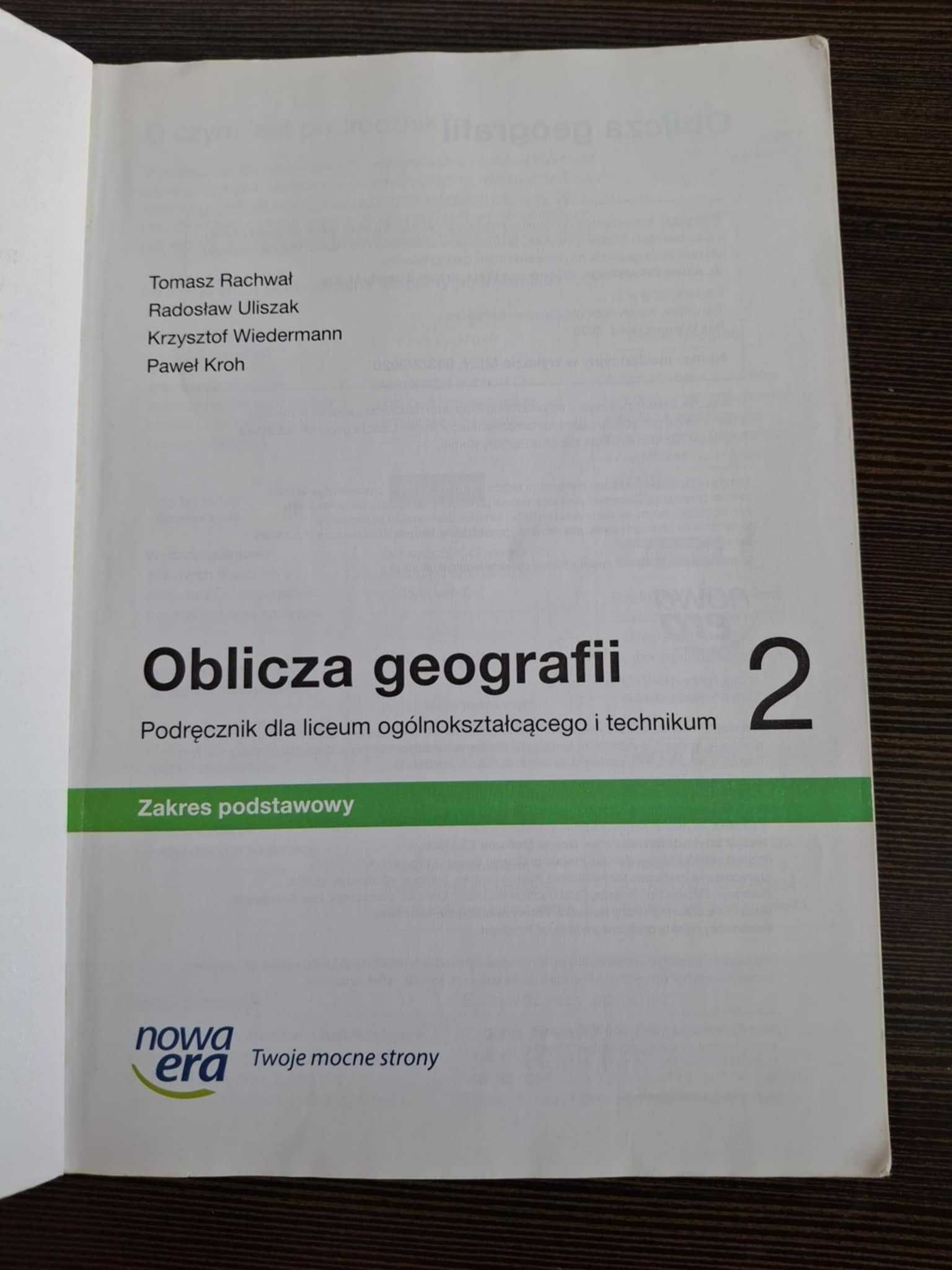 Oblicza geografii 2. Nowa Era. Zakres podstawowy. Klasa 2