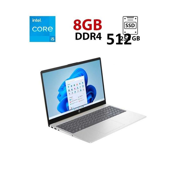 Ультрабук HP Laptop 15-dy1086nr / 15.6" / Intel Core i5-1035G1