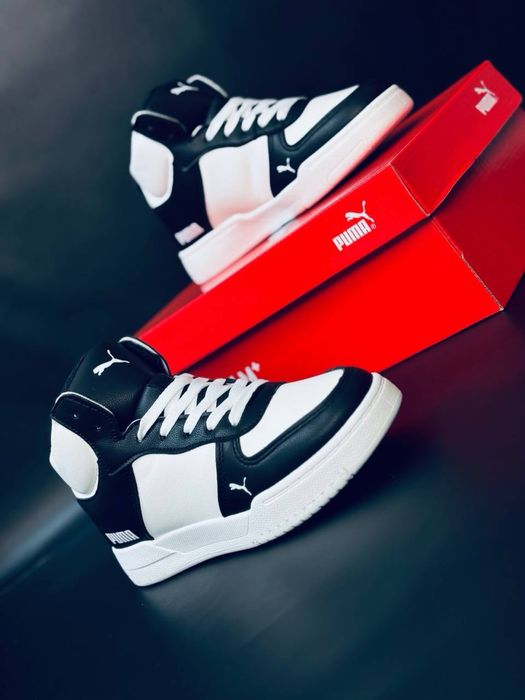 Зимние кроссовки Puma на меху / красовки женские подростковые на зиму