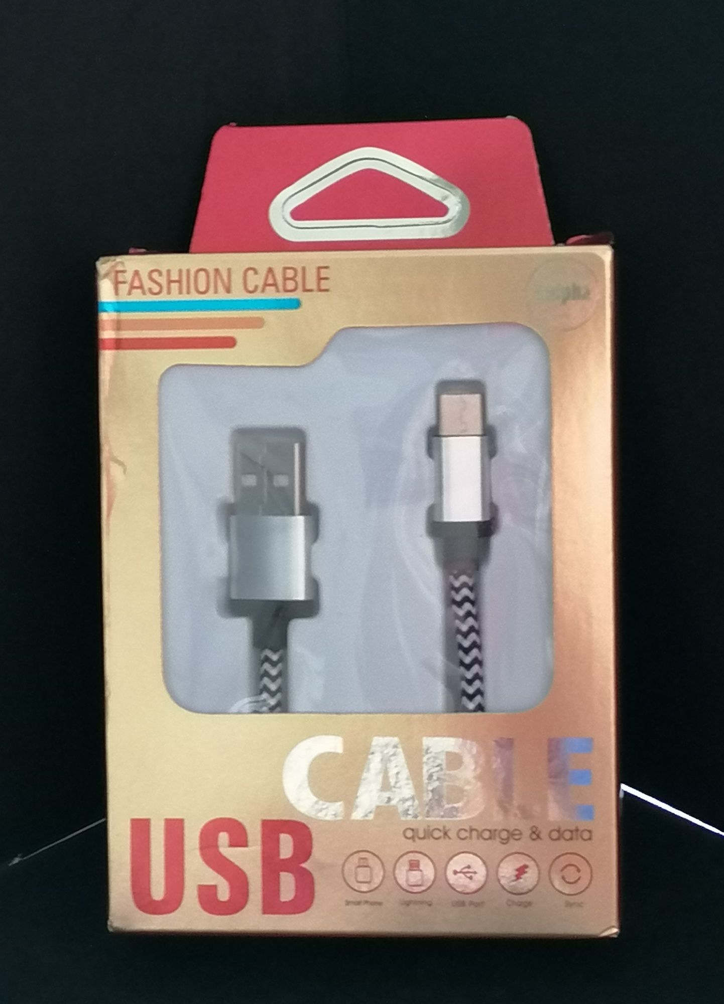 Cabo USB para carregamento telemóvel e outros aparelhos- Adaptador C