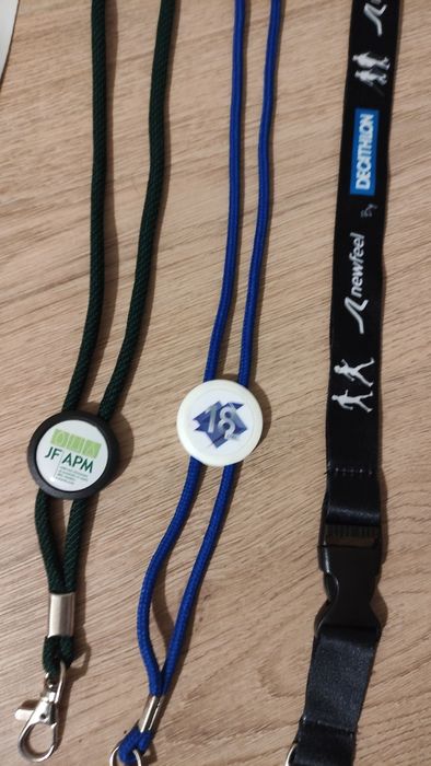 25 Fitas porta chaves ou cartões