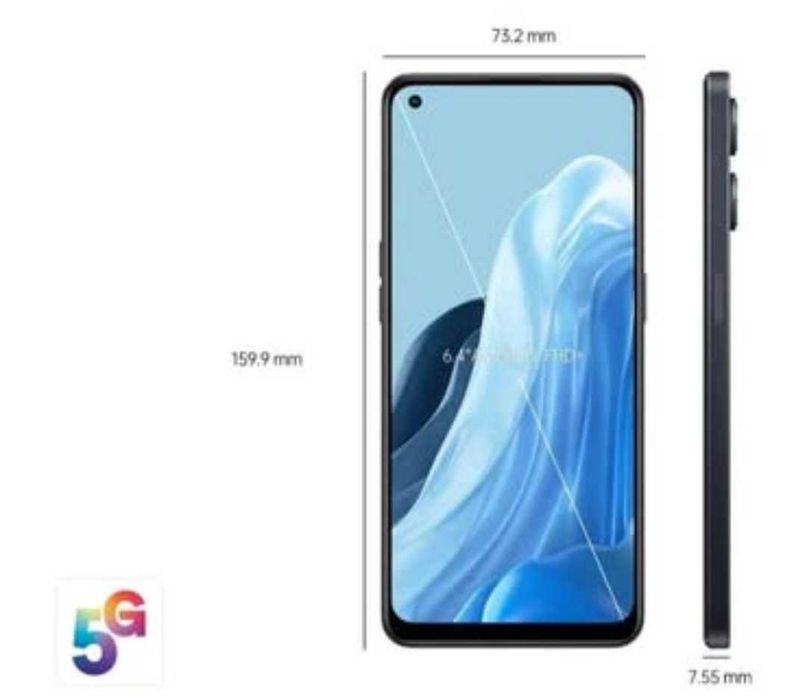 Oppo Reno 8 Preto.  Bom Estado
