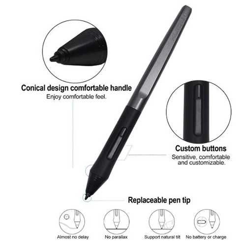 Беспроводная ручка-перо HUION PW100 для графических планшетов ORIGINAL