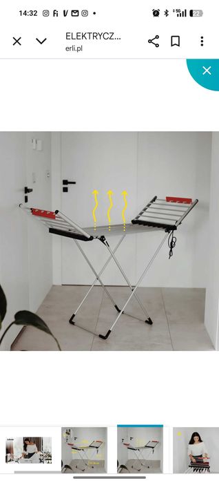 Nowa suszarka elektryczna na pranie Labesto