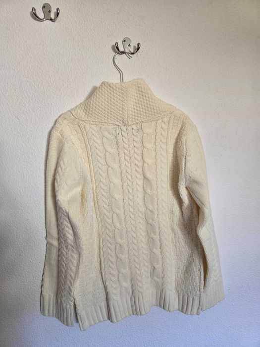 Pack Casacos de malha inverno - bege e roxo