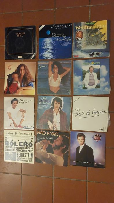 Coleção de vinis (discos de vinil)