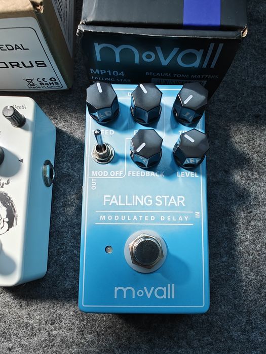 Педалі Ефектів Overdrive, Delay, Chorus