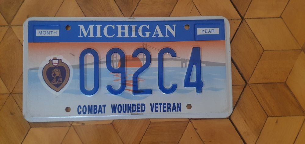Michigan tablica rejestracyjna USA oryginal