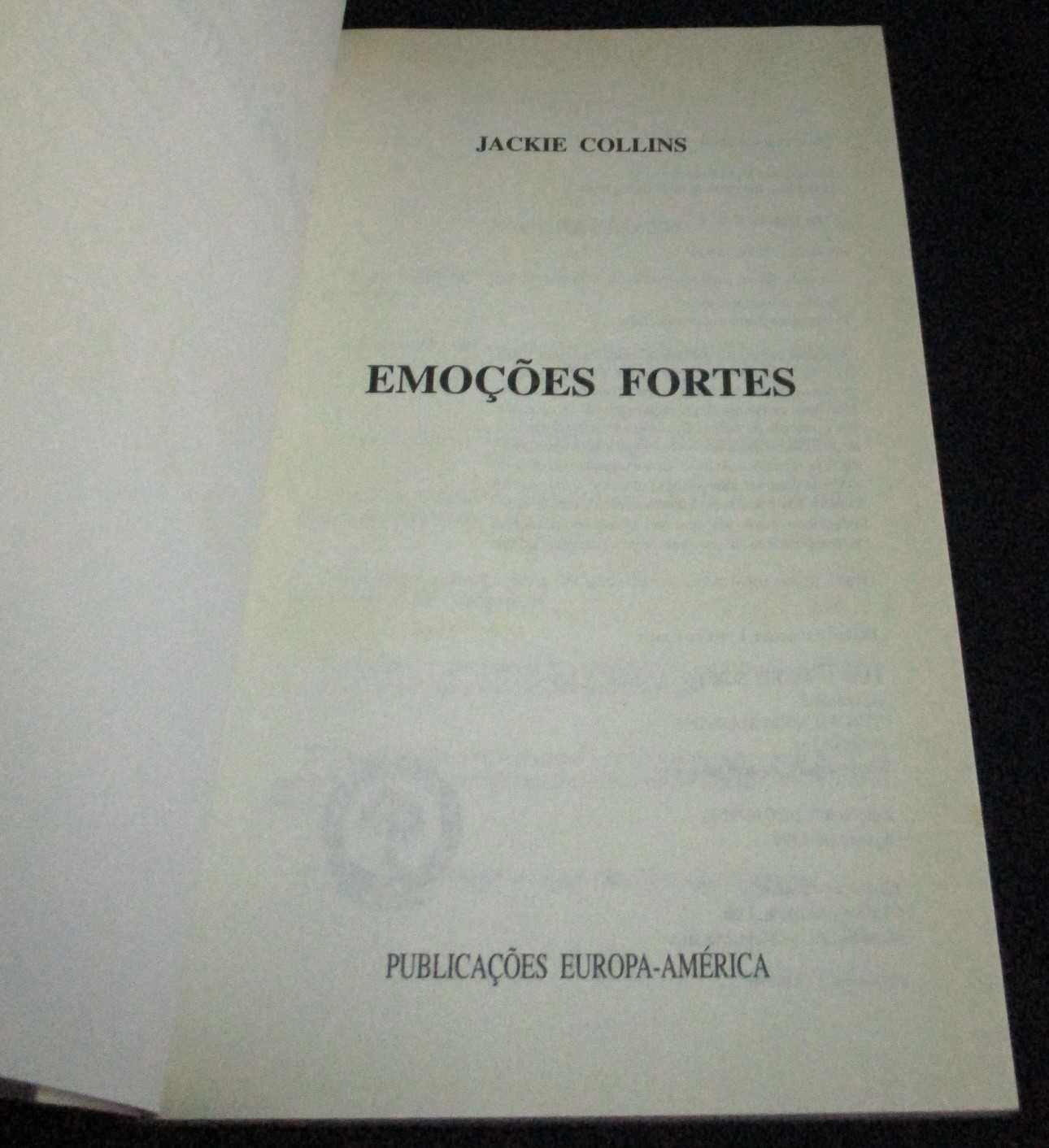 Livro Emoções Fortes Jackie Collins