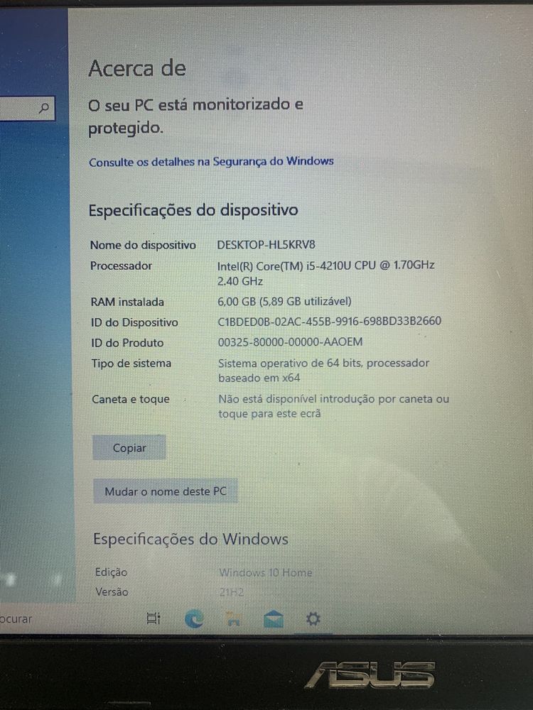 Vendo ASUS usado