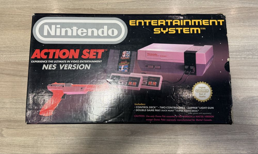 Nintendo Entertaiment System Action Set NES 1985