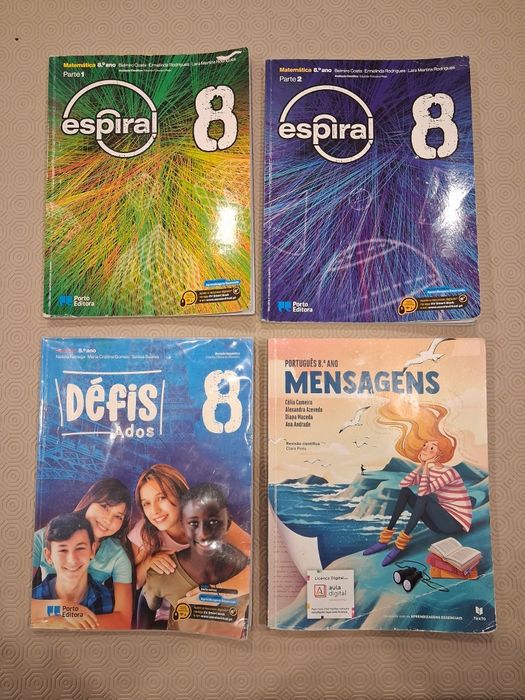 Livros escolares 8 ano