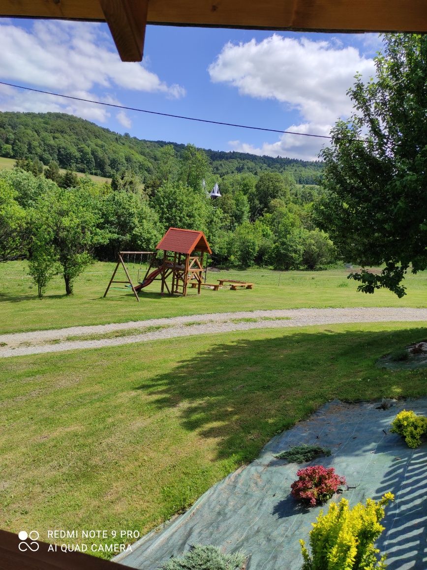 Bieszczady domek z bania, jacuzzi kominek wakacje w Bieszczadach