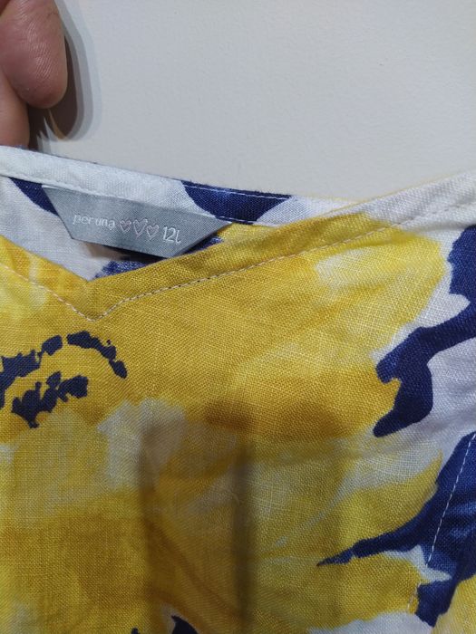 Sukienka lniana Marks&Spencer Per Una UK12/EUR40 M/L