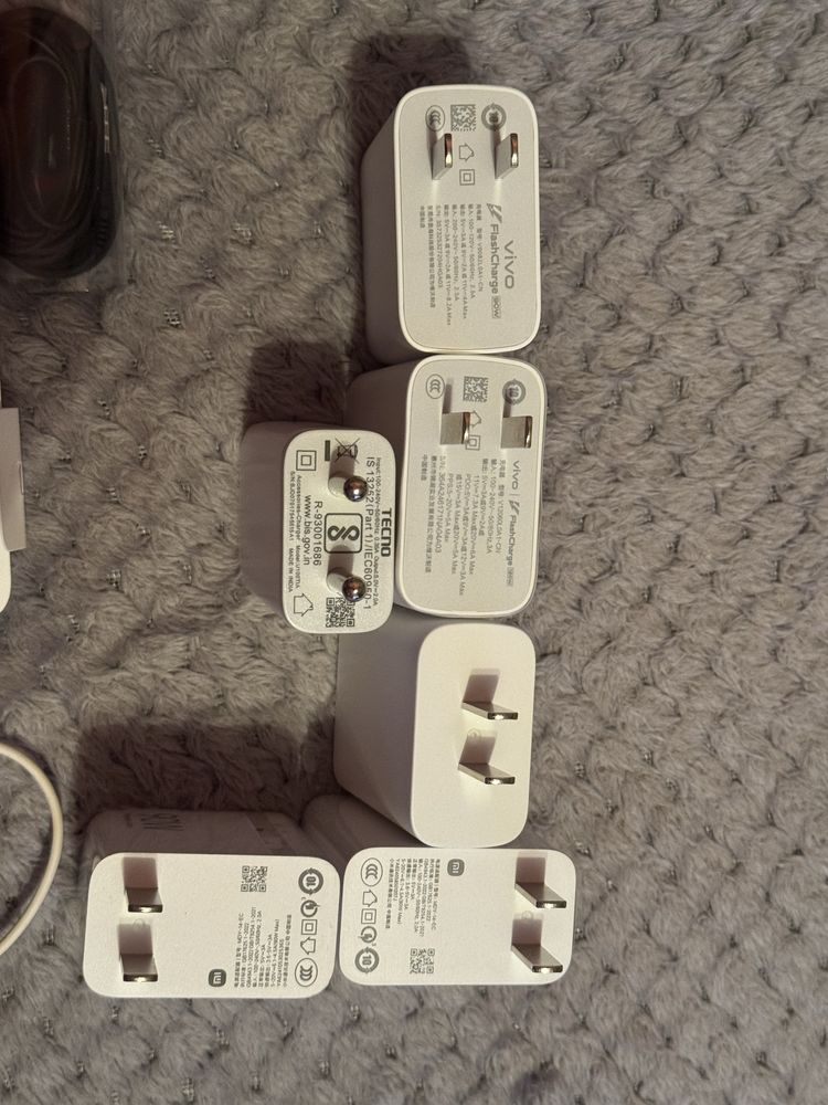 Ładowarki na gniazdka USA 44w do 120w xiaomi vivo nowe