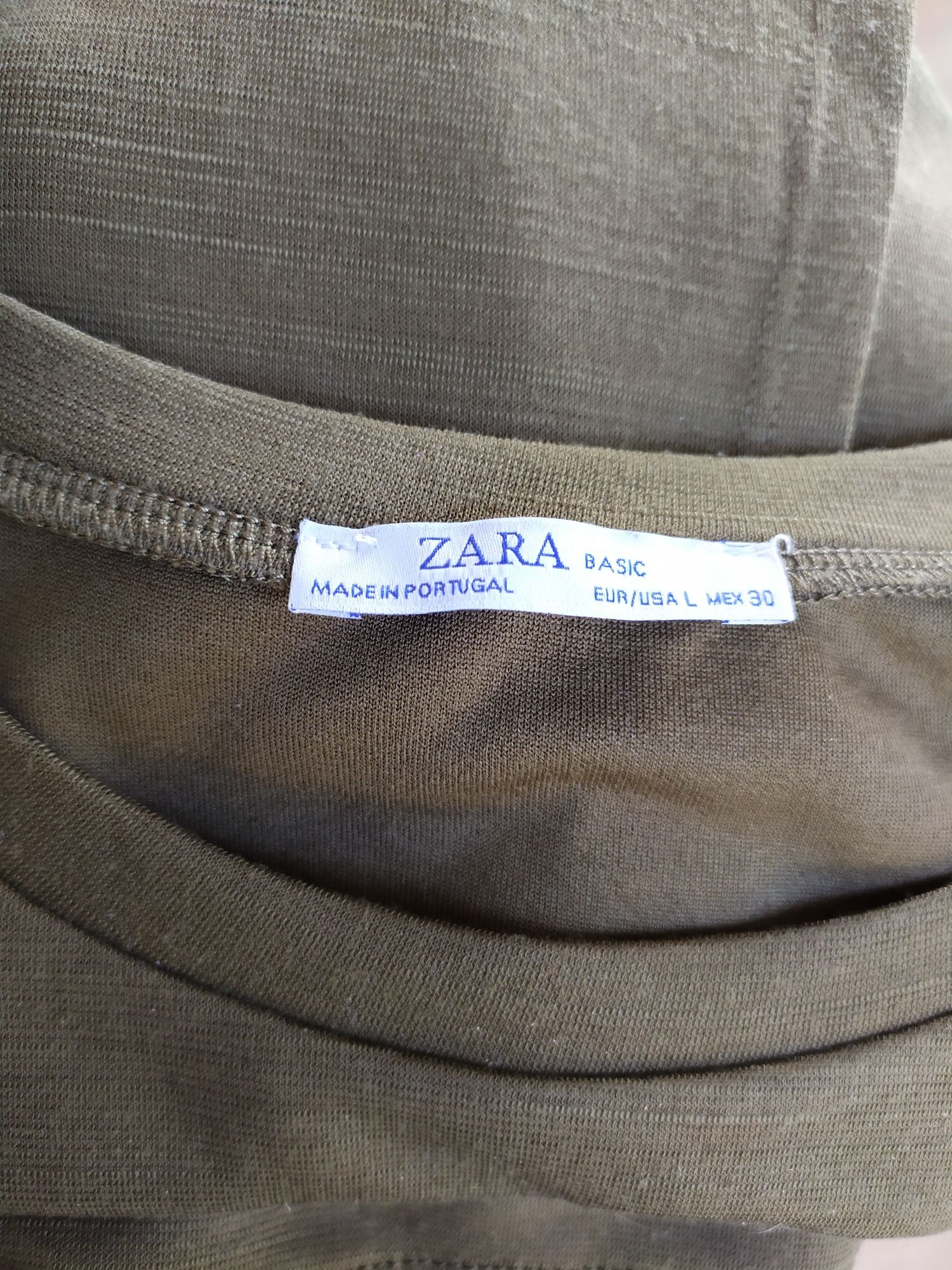 Crop top Zara r. L khaki