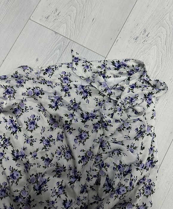 Wiązana spódnica maxi w kwiaty Laurella