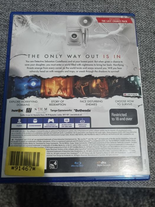 Jogo ps4  the evil within 2