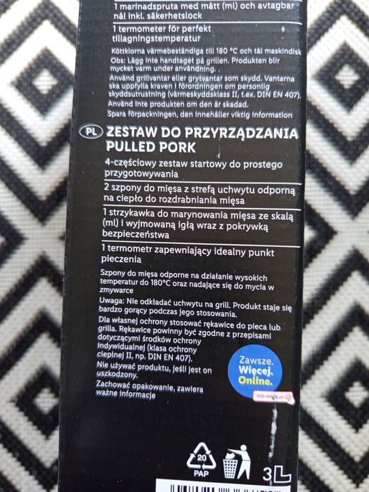 Zestaw do przyrządzania ee