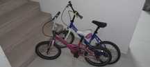Lote de 2 bicicletas de crianças