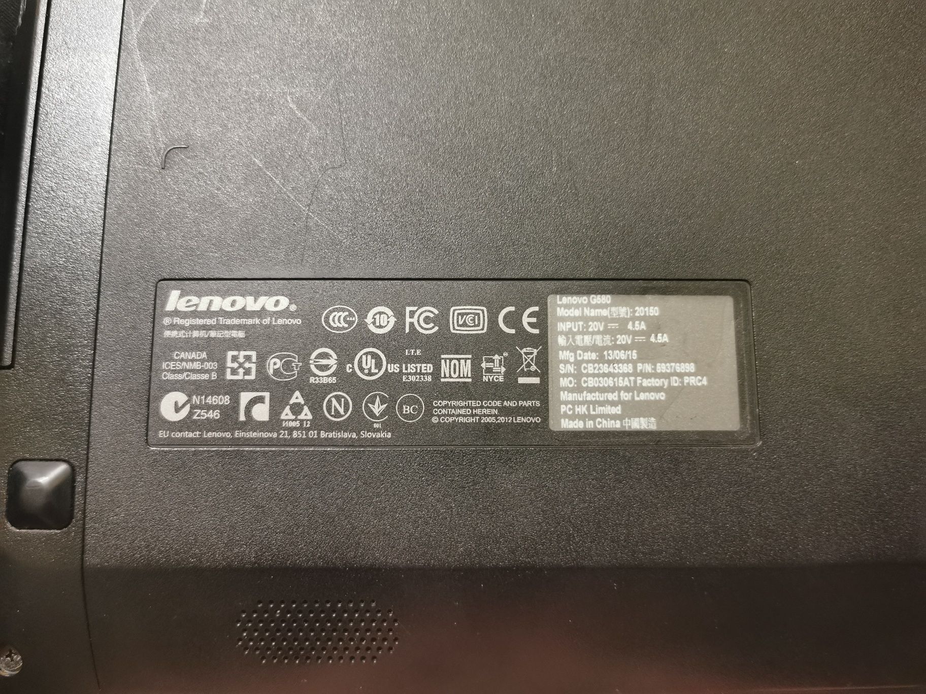 Laptop Lenovo DESKTOP-JD7JHO8