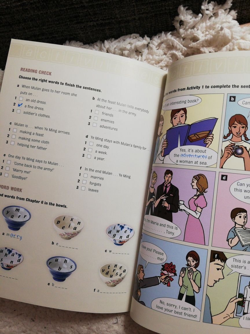 Mulan - książka komiks do nauki angielskiego