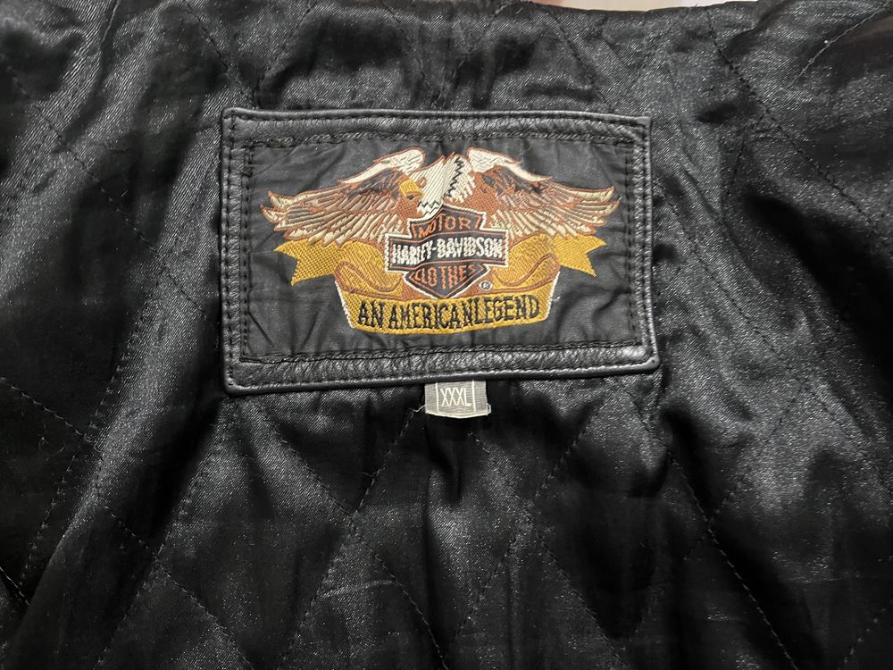 Куртка кожаная Harley Davidson оригинал XXXL