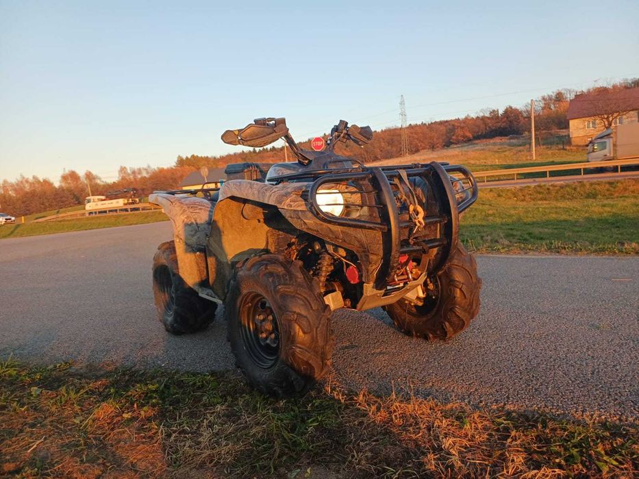 Yamaha Grizzly 700 zarejestrowany traktor 4x4 pług