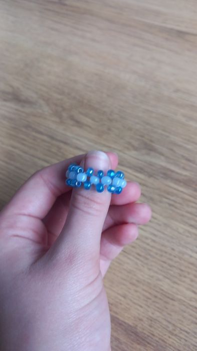 pierścionki przeplatane