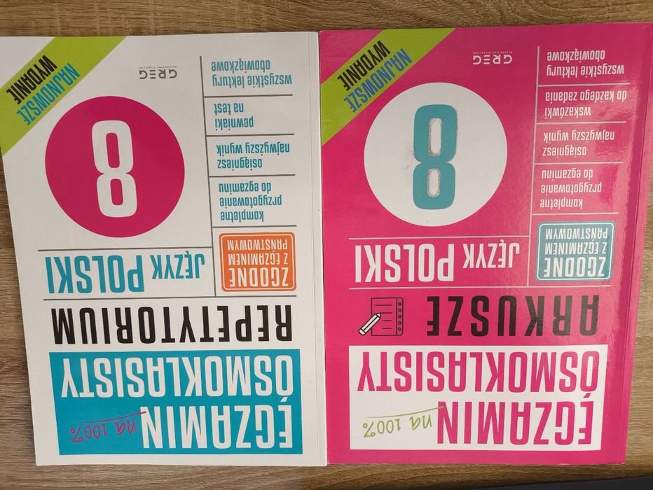 Repetytorium z języka polskiego razem z arkuszami