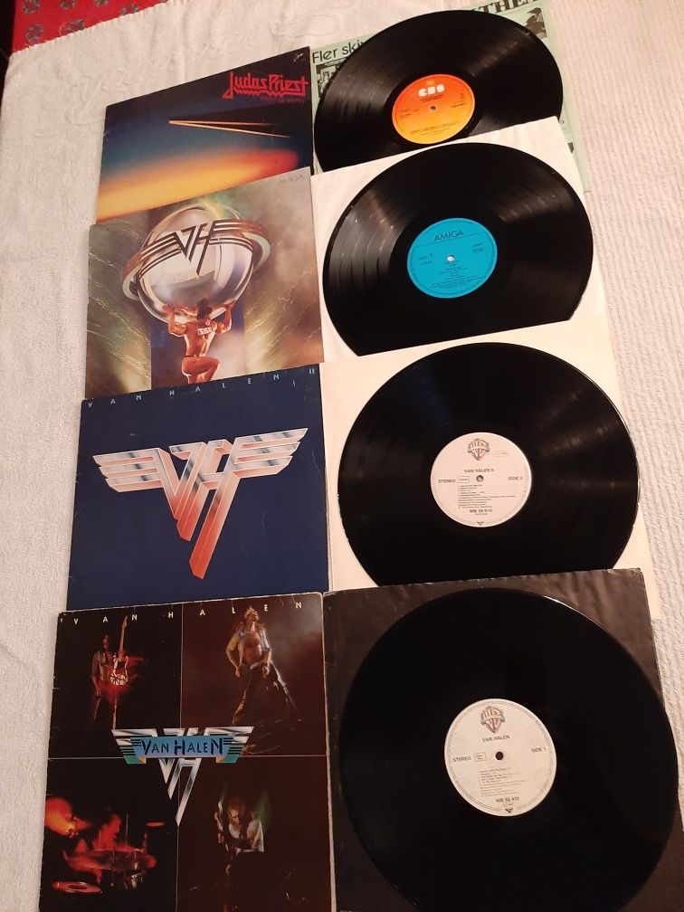 Płyty winylowe Van Halen ,Judas Priest - 1-press ceny do 100 zł szt
