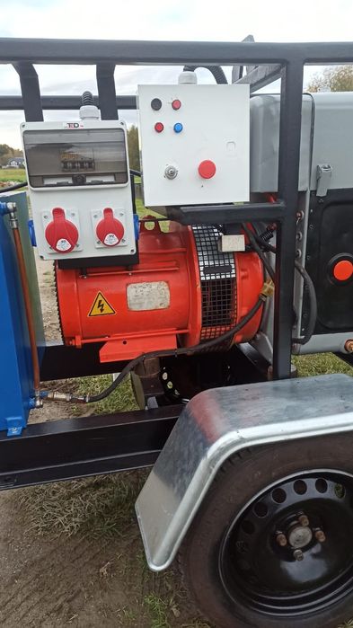 Agregat mobilny 16kva mocna konstrukcja