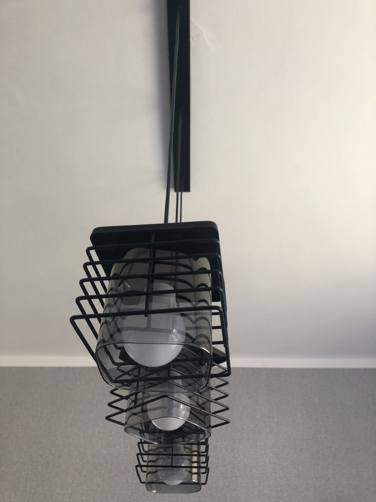 Nowoczesna szklana lampa wisząca