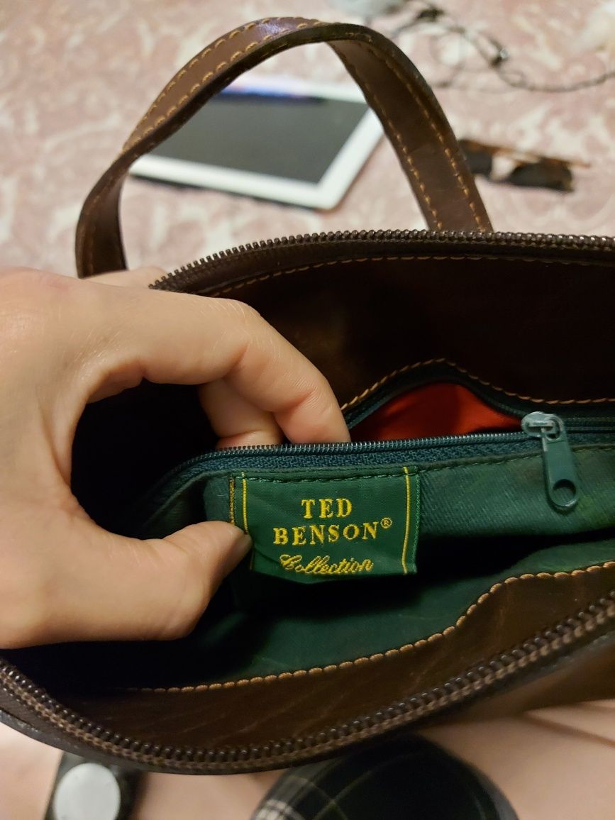 Mochila em Pele Ted Benson