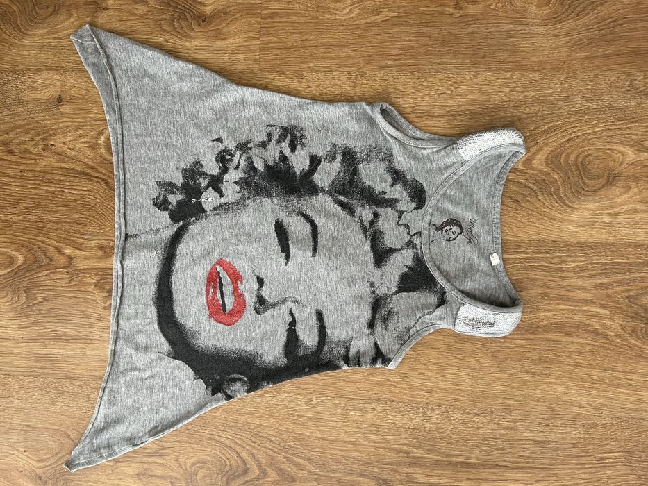 Szara Bluzka bluzeczka Marilyn Monroe Rozmiar 134