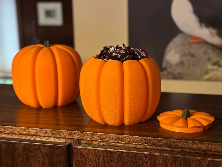 Taça de Doces de Abóbora Fofa Outono/Halloween