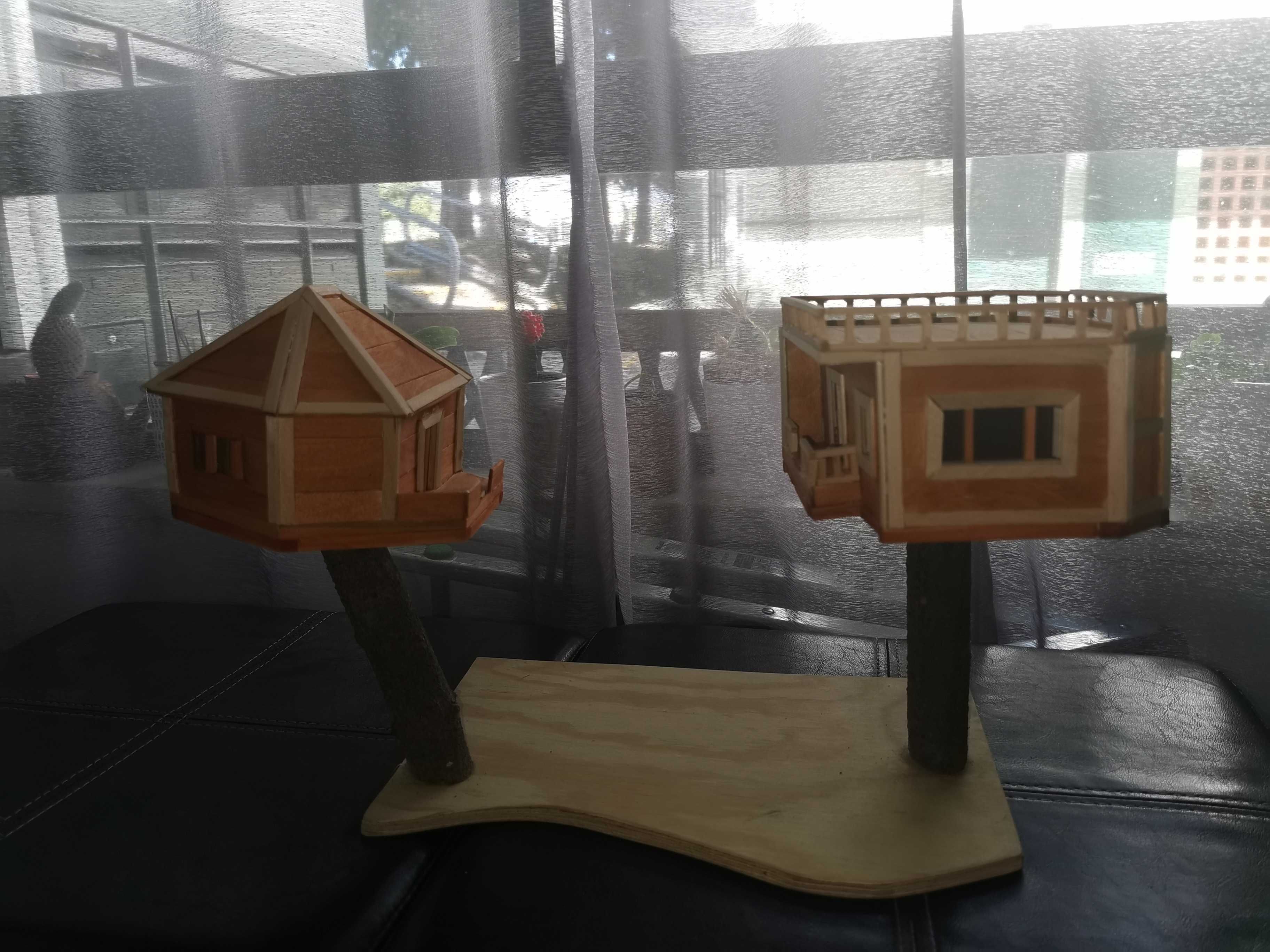 Dupla Casa na ''Árvore'' Artesanal