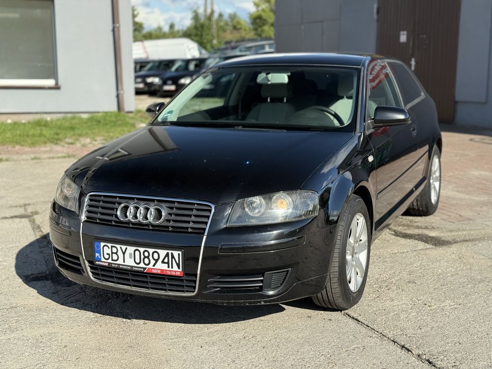 Audi A3 8P 1.9 TDI 140KM Sprowadzony ZAREJESTROWANY Klima BOSE Alu HAK