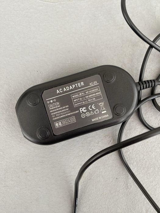 Adaptador AC Bateria LP-E6 Canon