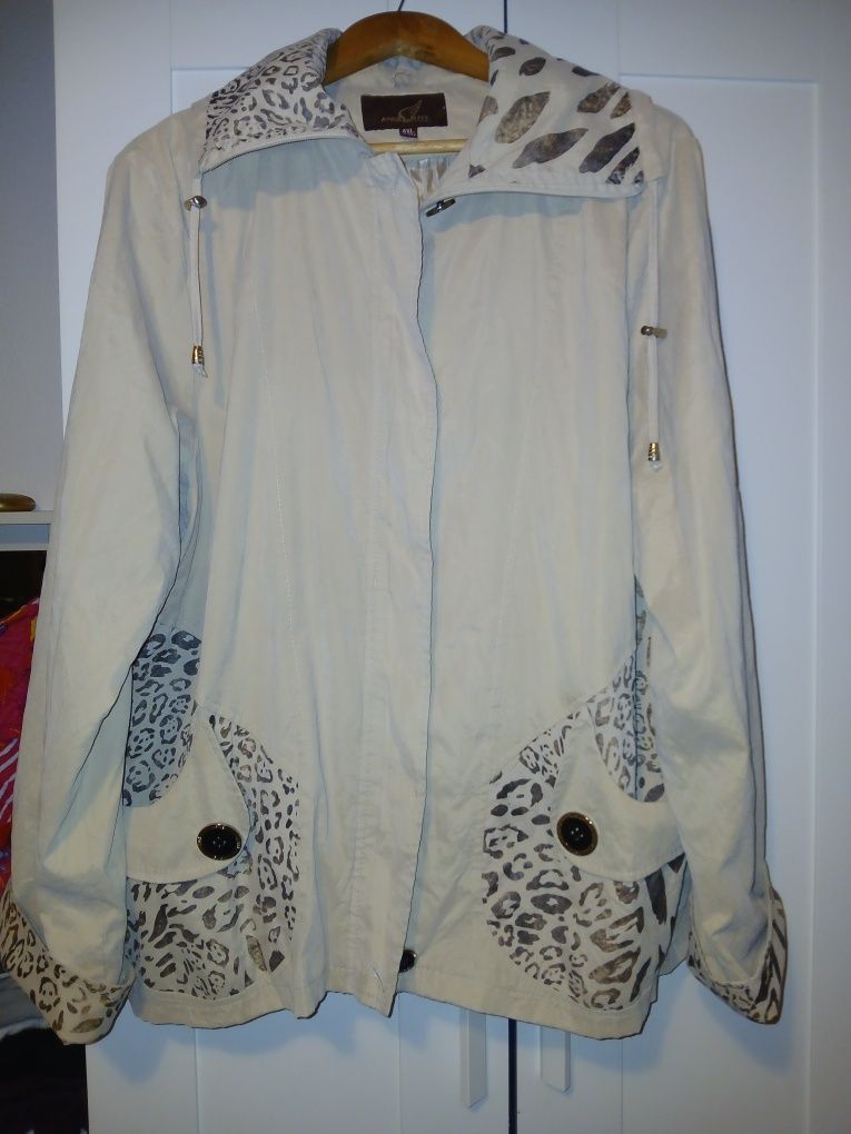 Parka cor creme claro 4 XL
