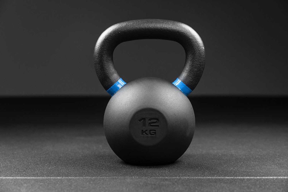 Odważnik kettlebell ogumowane Xenios USA 12 kg