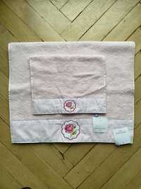 Zestaw 2 ręczników British Home (nowe, pudrowy róż)