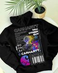 Кофта Худи новая — Carhartt 404 — Биг Принт Лого — Кархарт XS S M L XL
