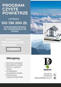 Czyste Powietrze - AUDYT ENERGETYCZNY, wniosek, wykonawstwo