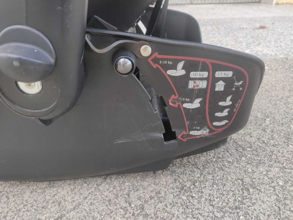 Cadeira de bebe com chapeu