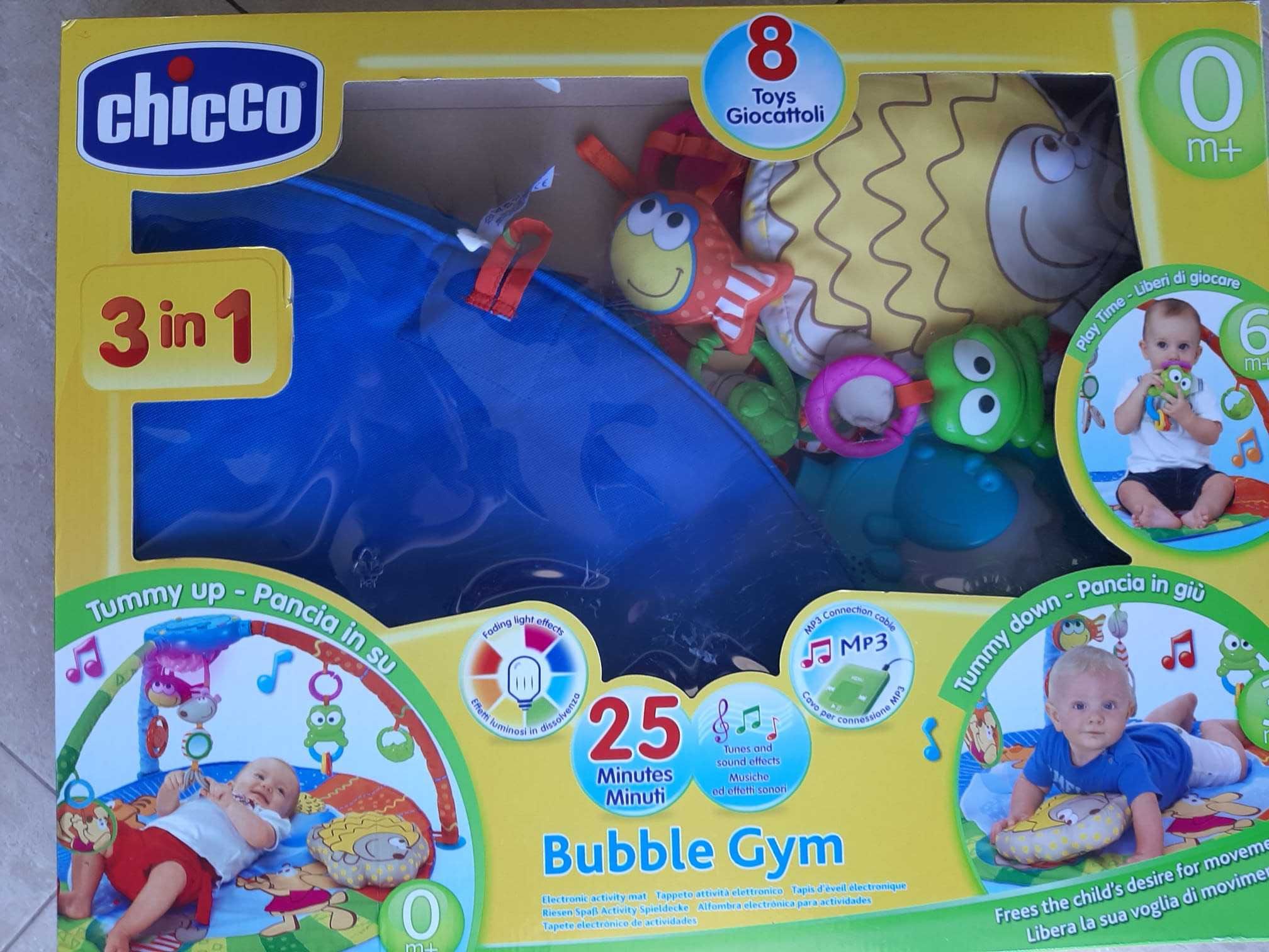 Chicco Bubble Gym 3 em 1 Tapete de atividade e Ginásio