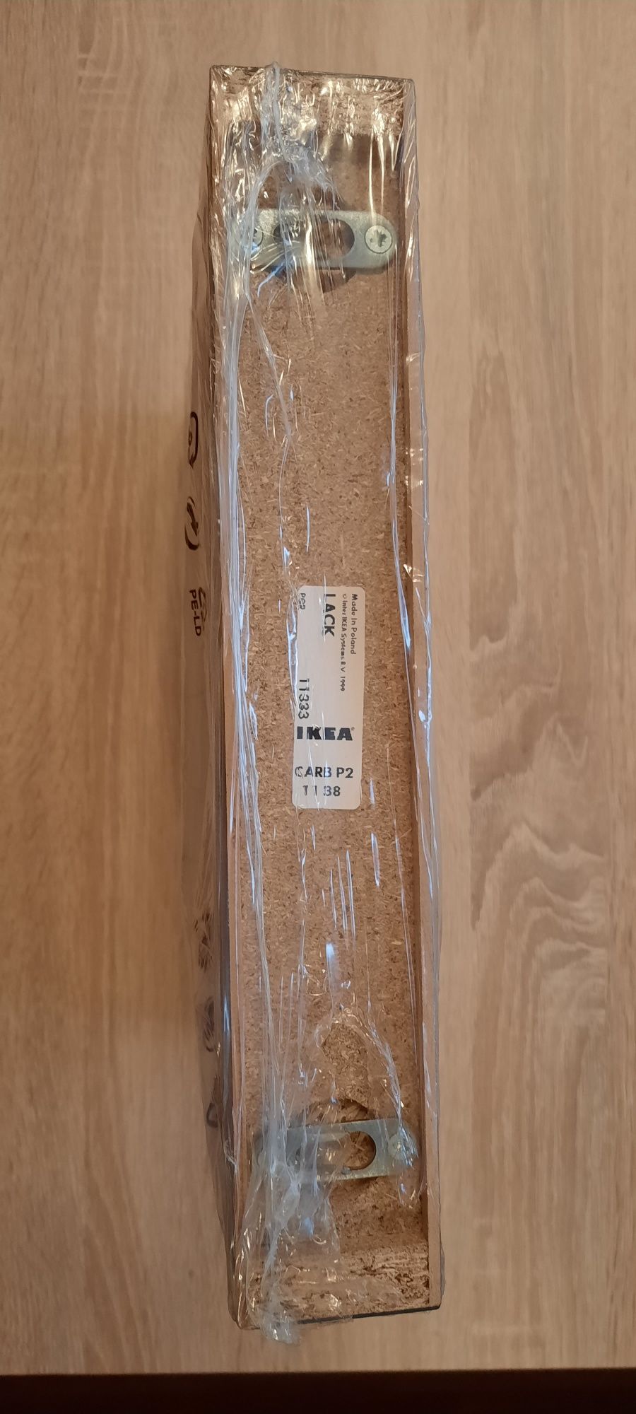 IKEA LACK czarne  półki ścienne 30×26