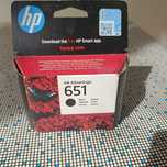 Czarny tusz do drukarki HP 651 Nowy